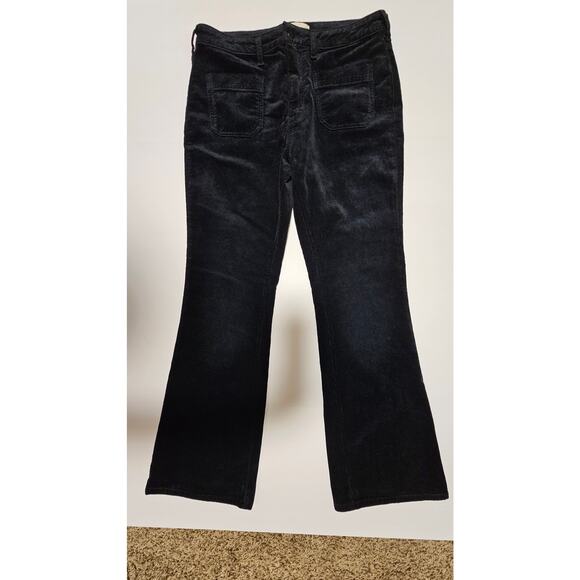 Pilcro Corduroy  Pants, The Icon, Blue, Flare, Womens Sz 30 New - Picture 11 of 14